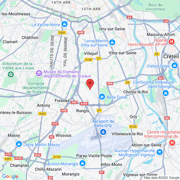 Chevilly-Larue - Google map