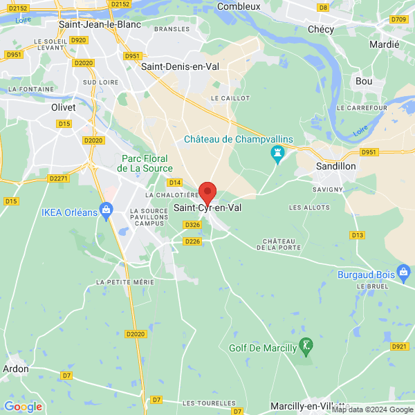 Saint-Cyr-en-Val - Google map